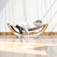 Pinns Cat Pet Dog Wooden Hammock Bed Hammock Swing Bed Cat Tree House Rumah Kucing