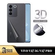 LAYAR Garskin Skin Carbon Vivo V27 5G Vivo V27 Pro 2023 Back Screen Protector