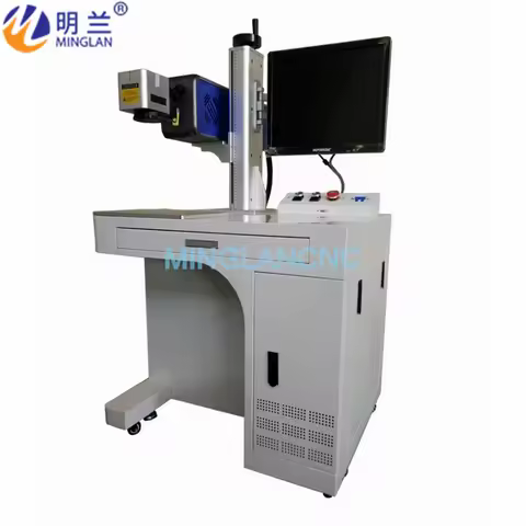 30W 40W CO2 Laser Machine Marking For Nonmetal Plastic, Wood