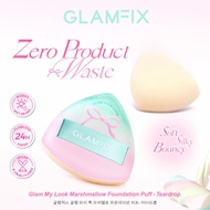 BNB barenbliss GLAMFIX Glam My Look Marshmallow Foundation Puff - Teardrop [24H Flawless Finish Dura