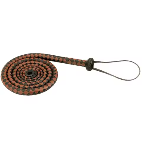 BDSM Genuine Cow Leather Horse Whip Bull Whip,240CM Leather Bull Whip Training Tool Equestrian Ridin