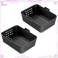 Air Fryer Silicone Baking Pan Ninja Air Fryer Liner 2pcs Non-stick Silicone Air Fryer Liners for Nin