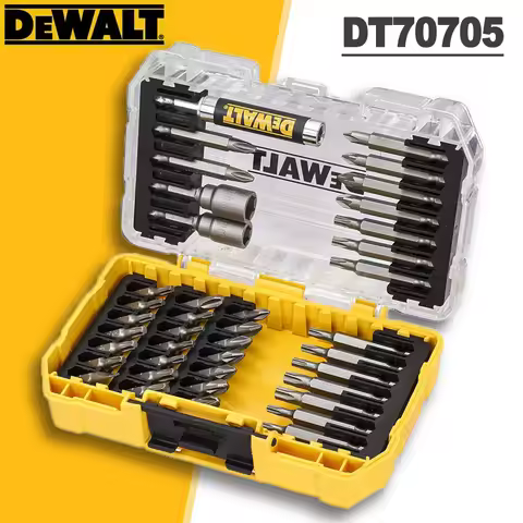 Dewalt 40 Piece Impact Screwdriver Bit Set With Tough Case Fits TStak Caddy Drill Driver Bits Set Ac