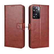 For OPPO A57 A57s A77 A77s Case Wallet PU Leather Back Cover Phone Casing OPPOA57 OPPO A57s OPPO A77