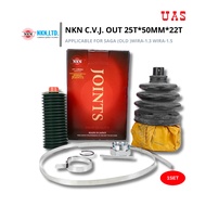 NKN C.V.JOINT OUT 25T*50MM*22T MB297344 N-7011-2H (1set) Applicable For SAGA WIRA-1.3 WIRA-1.5