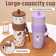 Thermos Hot Cold Bottle Straw Tumbler 316ml Water 710