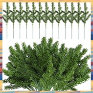 (TEFP) 120 Pieces Artificial Pine Needles Branches Christmas Fake Pine Branches Greenery Christmas T