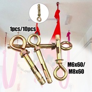 10PCS Eye Dynabolt Hanging Eye Cover Anchor Eye Bolt Sleeve Anchor
Bolt Sleeve Anchor Bolt Dynabolt 
