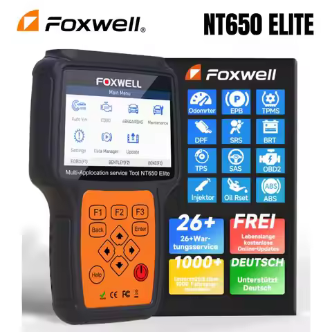 OBD2 Automotive Scanner Code Reader Active test A/F BRT ABS SRS DPF Oil 26 Reset OBD 2 Car Diagnosti