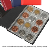 Mya 120 Pocket Coin Collecting Holder Album Leather Coin Album Coin Storage Book for Collector 2 9x2
