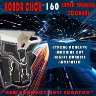 HONDA CLICK 160 INNER FAIRING STICKER/ CLICK 160 INNER FAIRING STICKERS/ HONDA ACCESSORIES AND DECAL