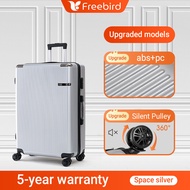 Freebird นำเข้า PC+ABSวัสดุ กันขโมย เงียบ หมุนได้ 360 องศา 8 ล้อ หลายสี 14/20/24/28นิ้ว กระเป๋าเดินทาง กระเป๋าลาก กระเป๋าล้อลาก กระเป๋าลากกระเป๋าเดิ