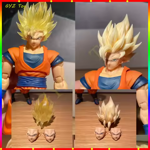 In Stock JEsse TOYS Dragon Ball SHF Legendary Super Saiya SSJ2 Son Goku Headsculpts Accessories Kit 