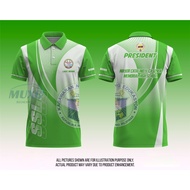 FULL SUBLIMATION POLO T-SHIRT POLO SHIRT FOR MEN Green Design，