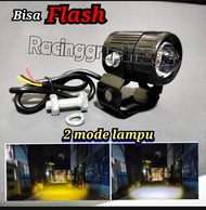 Lampu Tembak Sorot Motor Mobil LED Laser D2 Foglamp Mini Projie 12W Cree LED