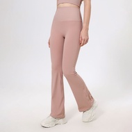 MAD LION Threaded High Waist Peach Hip Lift Yoga Pants Splicing Naked Outside Running Pants Fitness