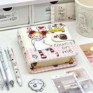 新品现货缎时锦文创COCO酱M5活页本可爱卡通学生通用活页本手账本本子Satin time brocade creas COCO sauce M5 loose-leaf book20251019