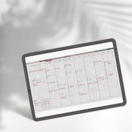 數碼 2023 電子手帳| 基本版| 直式週計畫| 護眼灰