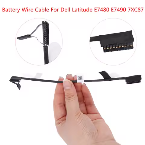 1pc Battery Wire Cable For Dell Latitude 7480 7490 E7480 E7490 Laptops Battery Cable DC02002NI00 7XC