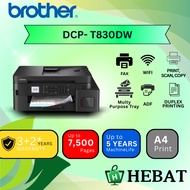 Brother T830DW A4 Printer Inkjet Print Scan Copy Wifi Duplex ADF Networking | Ink BT100