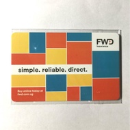 FWD INSURANCE Simple Reliable Direct Checked Ezlink Ez-Link Card *collectible (A1)