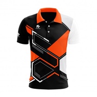 Felet Collar Tee 5525/5527 Jersey Badminton Shirt 100% Original By Fleet