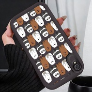 Casing hp for Xiaomi Redmi 9A 9I Case Bears and pandas fully stamped Kasing silicone Cesing Softcase