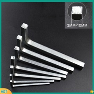 【ANSOUL】 L  for Shape Square Head Wrench Square Key 4 Point Wrench Screwdriver Set 3-10mm