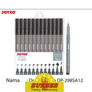 Joyko Dp-298S Drawing Pen 1 Set of 12 Pcs - Dp-298Sa12