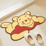 Pooh Bear Carpet Winne The bathroom rug anti slip floor mat Rubber Non-slip 44135