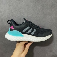 🤩必備緩震慢跑鞋🤩 adidas Aerobounce St 2 透氣輕量高回彈專業跑步鞋 | 黑藍粉撞色 | 男女適穿|