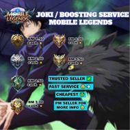 MLBB BOOSTING SERVICES/JOKI ML Mobile Legends Boost Rank