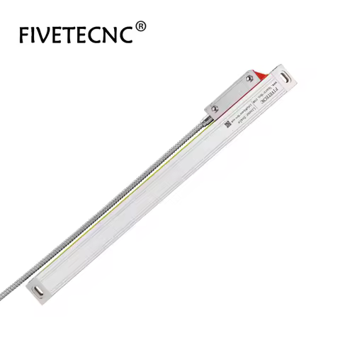 5um Slim Glass Scale Linear Encoder TTL AB 100 150 200 250 300 350 400mm Travel Replace Easson Digit