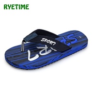 RYETIME Islander Navy/Grey Mens 100% Authentic and Original Colored slippers Size 40-45 Mens Shoes E