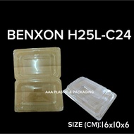 Benxon Ops H25L-C24 [10pcs],Bakery Disposable Plastic Clear / Bekas Kuih/Plastic Tray/Ops Container