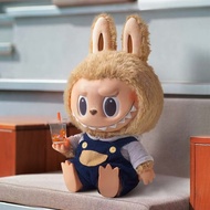 POPMART泡泡玛特LABUBU Time to Chill搪胶毛绒公仔37CM手办