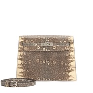 Hermès Ombre Salvatore Lizard Kelly Danse II Palladium Hardware, 2022