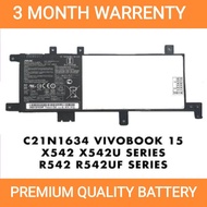 Asus Vivobook 15 X542 X452UF R542 R542UR C21N1634 Battery