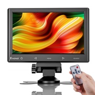 Eyoyo 10 inch/7 inch Monitor 1024x600 Small HDMI Monitor HDMI VGA AV Monitor with Remote Control & S