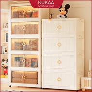 Kukaa L78CM High-Quality Detachable Storage Cabinet With Wheels Double Magnetic Door Storage Box 储物柜