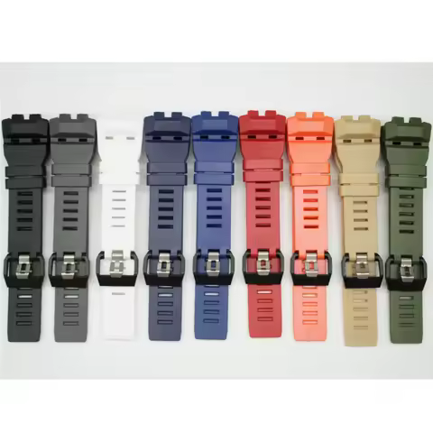 Watchband For GBD-100 GBD-100-1 / 1A7 / 100SM-4 / 2A resin strap waterproof TPU sports Watch band ac