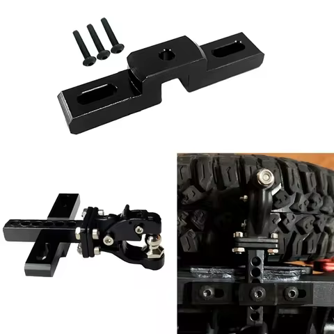 Metal Trailer Tow Hook Mount For 1/10 YK4102 1/8 YK4082 Yikong RC Crawler Car Upgrade Parts Accessor