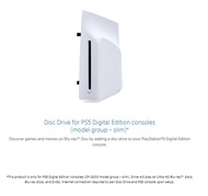 🪭新春優惠🧧 全新現貨 大減價!!!🎉 PS5 Slim Disc Drive PS5 數位版遊戲光碟機 PlayStation Studios Disc Drive for PS5 Digital 