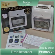 Time Recorder Punch card machine Mesin Punch Card