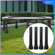 [dolity] Black Trampoline Leg Tubes Stainless Steel Antislip Support for Trampoline Protection Mat 1
