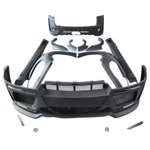 Front Rear Bumper Side Skirt Fender for BMW X5 E70 E71 2009-2013 Tail Wing Convert X5M Wide Body Kit