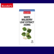 Kordel's White Mulberry Leaf Extract 250mg 30 capsules to reduce post-meal blood glucose and insulin levels