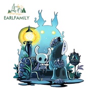 EARLFAMILY 13cm x 7.5cm Hollow Knight Car Sticker Anime Scratch-Proof Caravan Decal Creative Car Sty