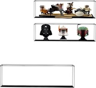 Acrylic Display Case for Three Lego Helmets 21334 75304 75408 75415 75429 76285 75328 75349 Can Be I