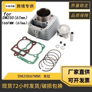 Motorcycle Cylinder Suitable for Cilindro 67mm Para Italika Dm250 20-23 Cylinder Piston